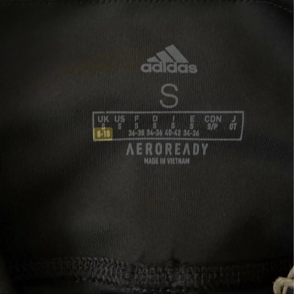 (NWT) Adidas Women’s 7/8 3-Stripe Active Legging in Black - Picture 8 of 12